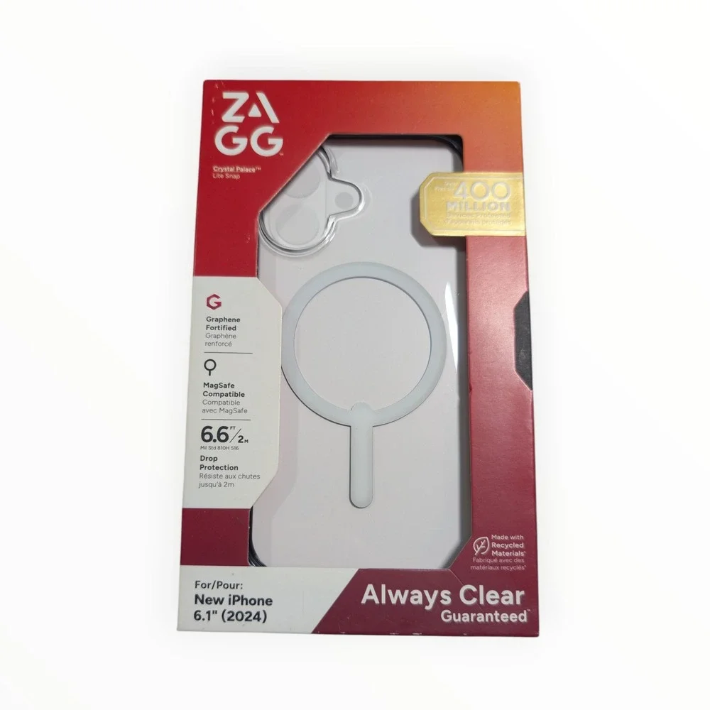 K2-O ZAGG Crystal Palace Magsafe Case for Apple iPhone 16 - Clear ⬇️